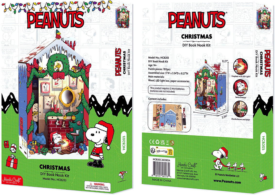 Peanuts Christmas DIY Book Nook Kit – Geppetto's Toys