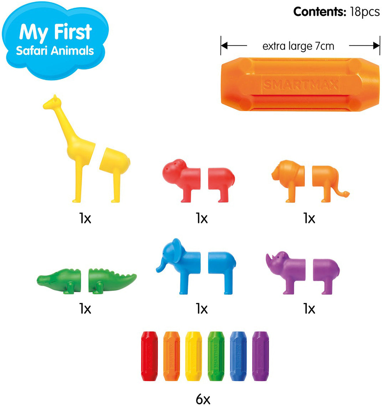 SMARTMAX My First Safari Animals – Geppetto's Toys