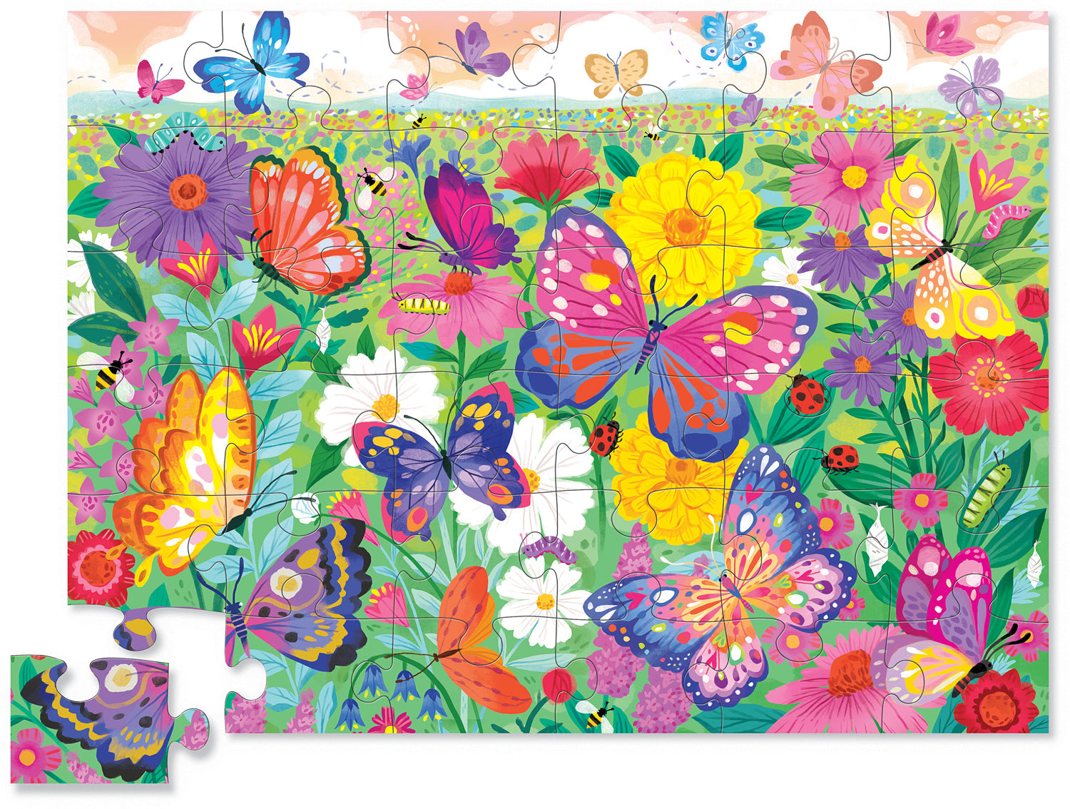 Butterfly Garden 36 pc Floor Puzzle – Geppetto's Toys