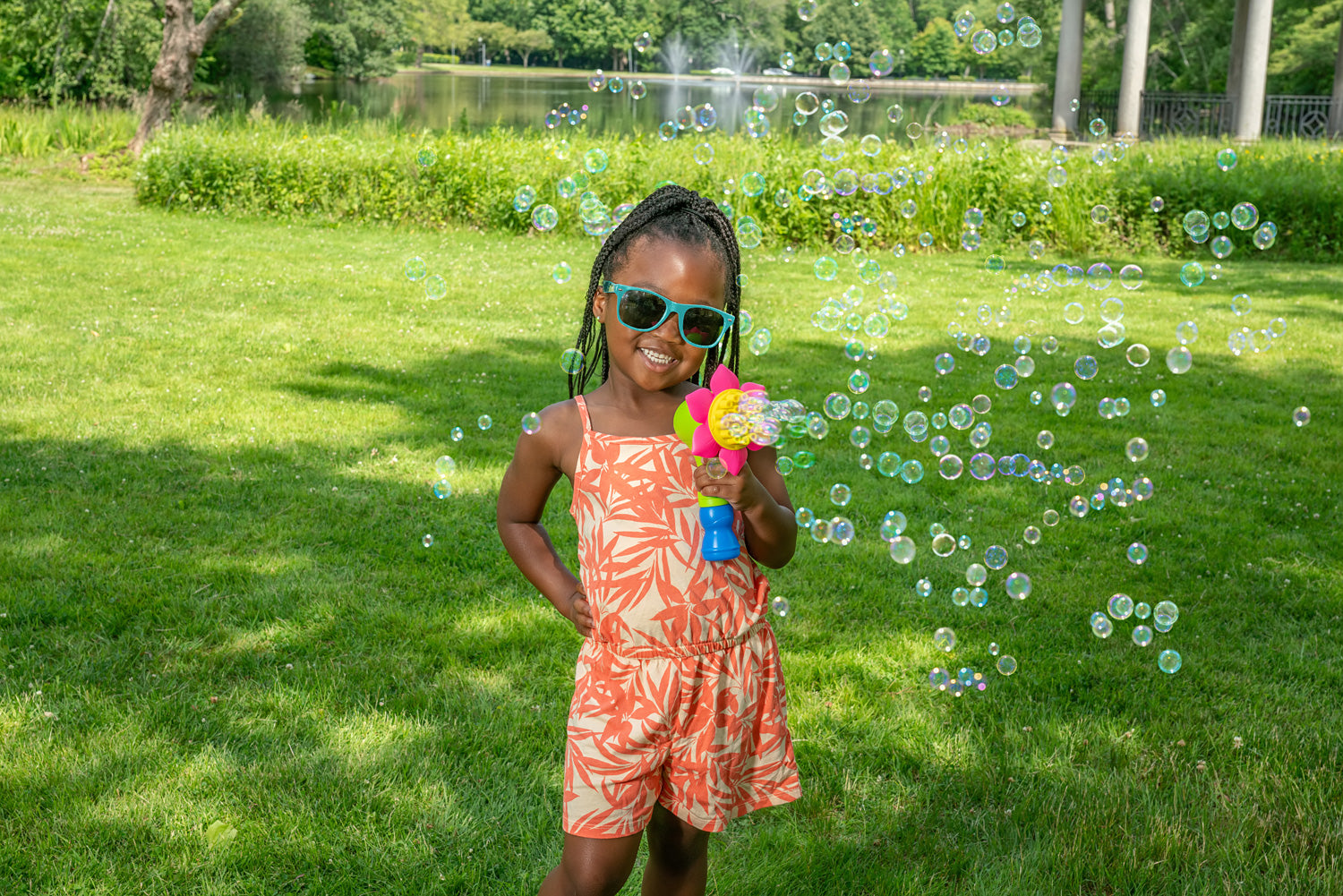 Fubbles Sunflower Dippin Bubble Blower – Geppetto's Toys