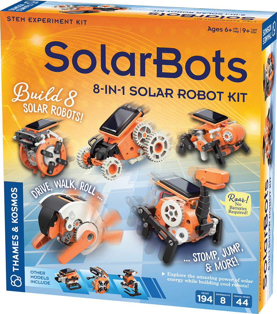 SolarBots - 8-in-1 Solar Robot Kit – Geppetto's Toys