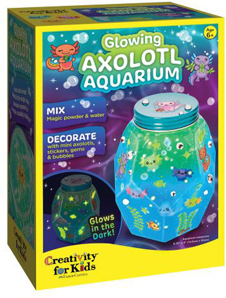 Creativity for Kids Glowing Axolotl Aquarium Kit – Geppetto's Toys